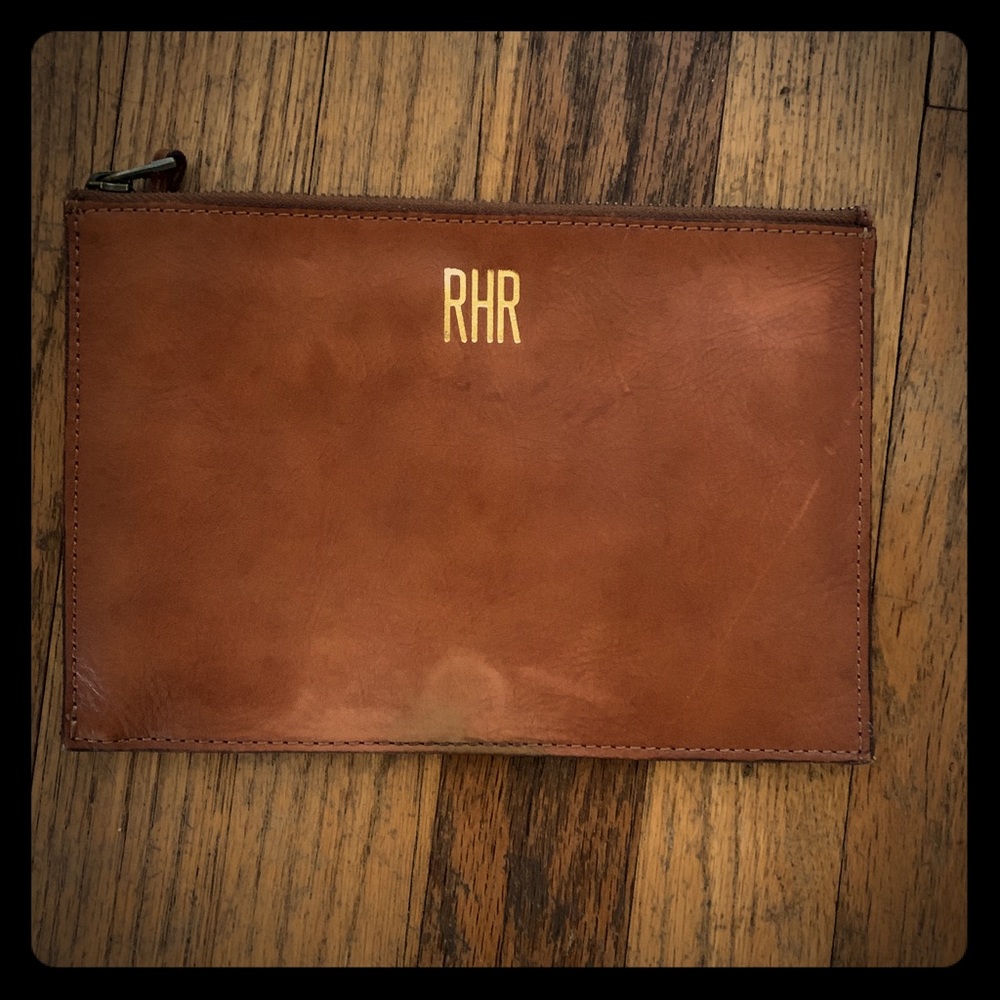 Madewell Leather Pouch Clutch